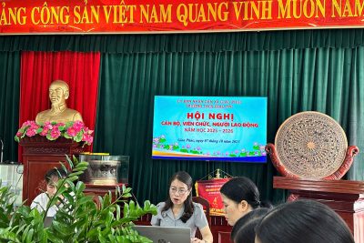Hội nghị cán bộ, viên chức, người lao động năm học 2025-2026